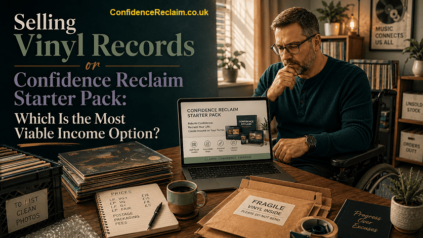 Selling Vinyl Records or Confidence Reclaim Starter Pack - Which Is The Most Viable Income Option