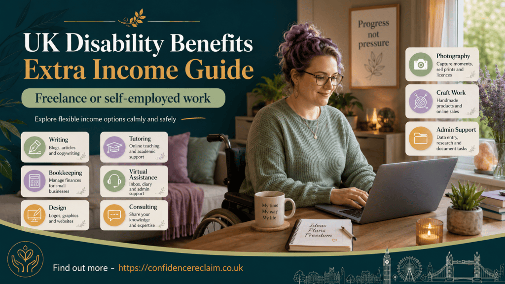 UK Disability Benefits Extra Income Guide - Freelance or Self-Employed Work -3